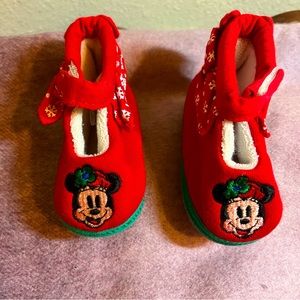 Disney store infant Mickey Mouse slippers